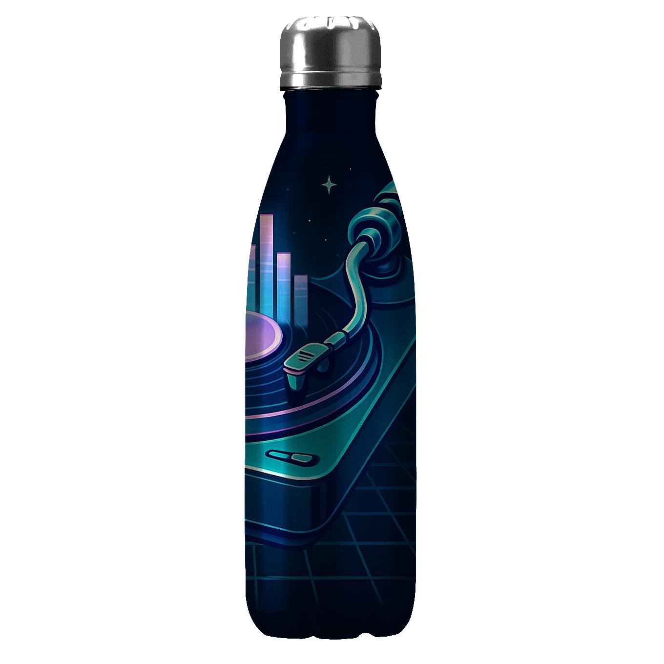 Future Funk Hologram Turntable travel water bottles