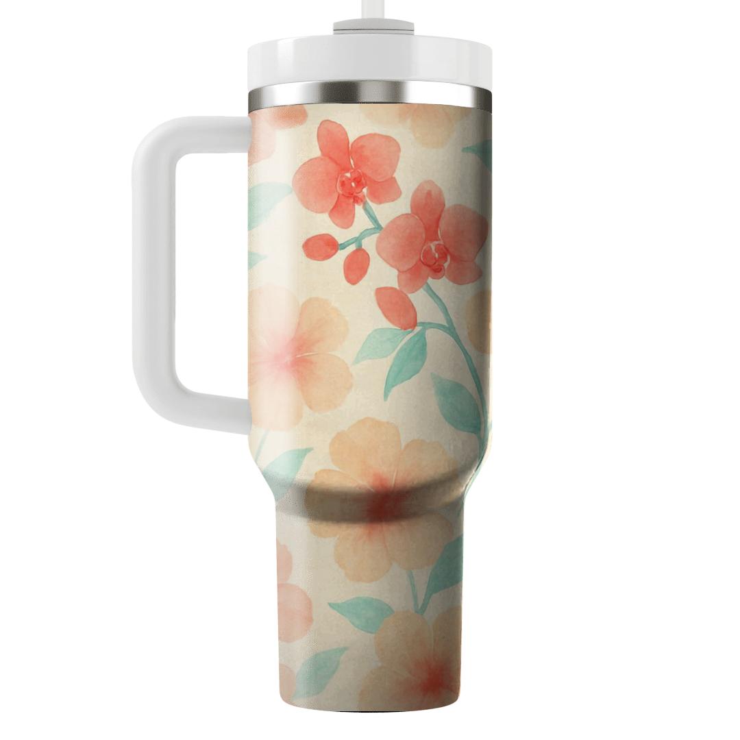 Citrus Orchid Sunrise custom tumblers