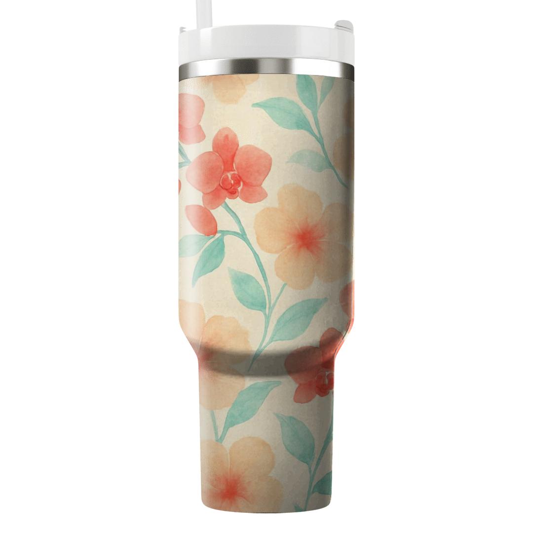 Citrus Orchid Sunrise custom tumblers