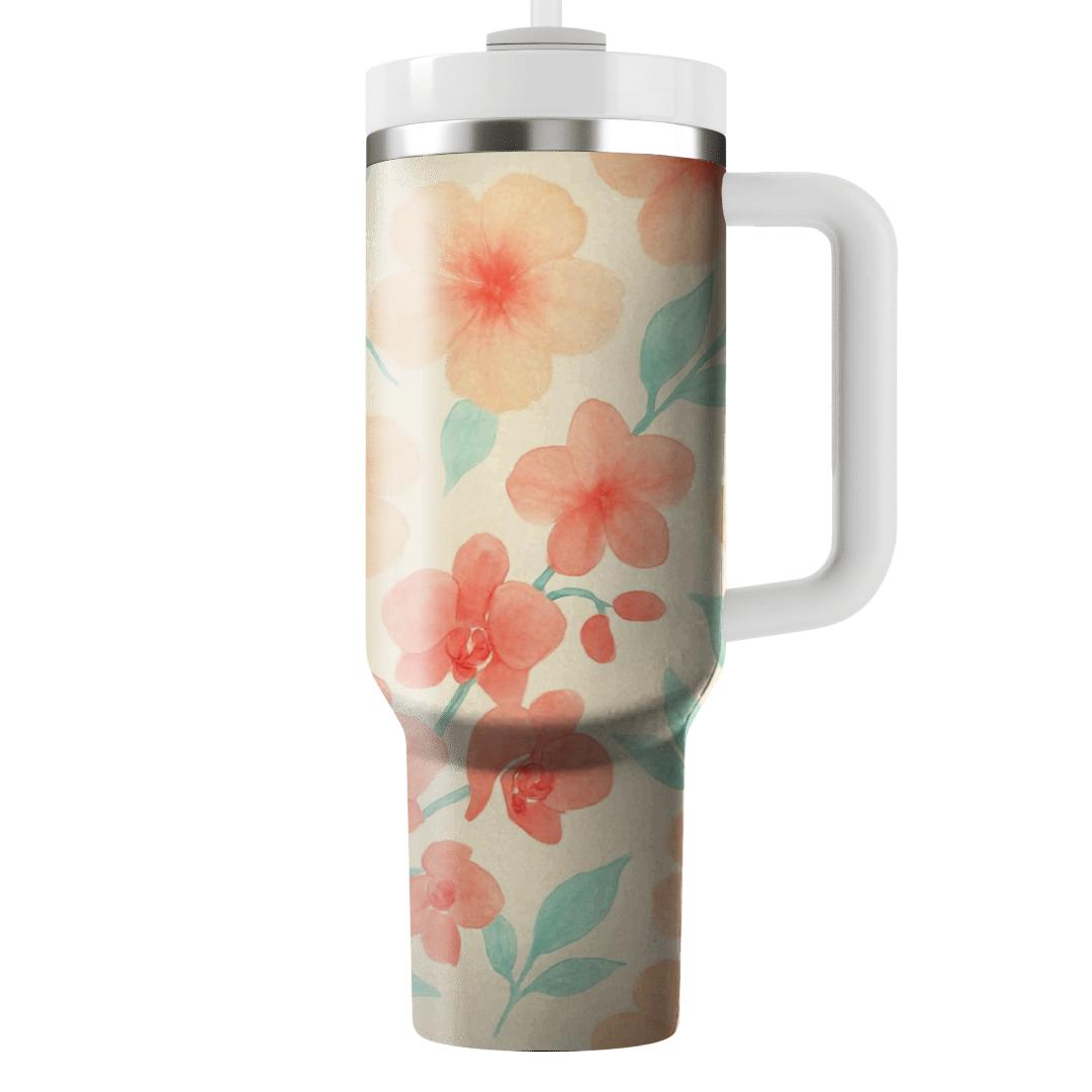 Citrus Orchid Sunrise custom tumblers