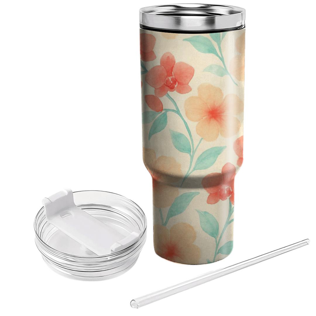 Citrus Orchid Sunrise custom tumblers
