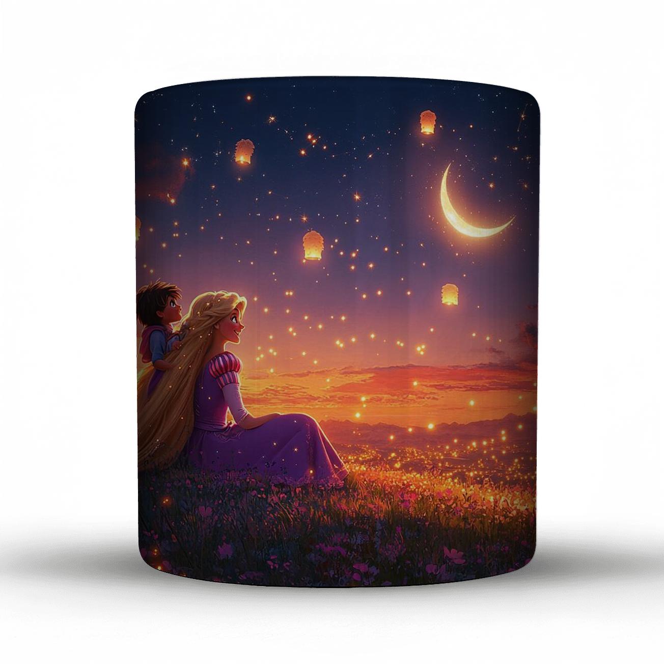 Rapunzel And Pascal Starry Lantern Meadow decorative mug sets