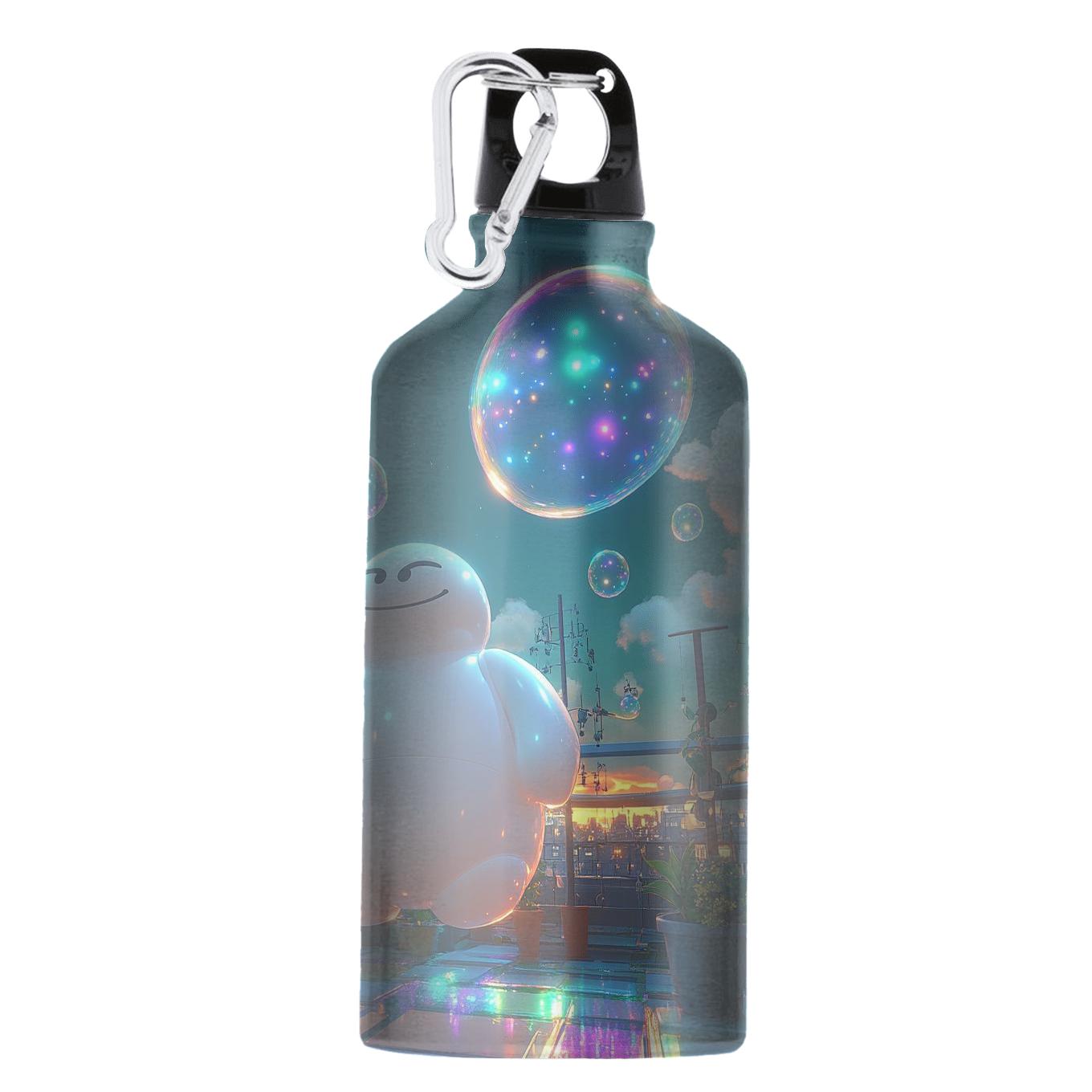 Baymax Cosmic Bubble Garden custom sports bottles