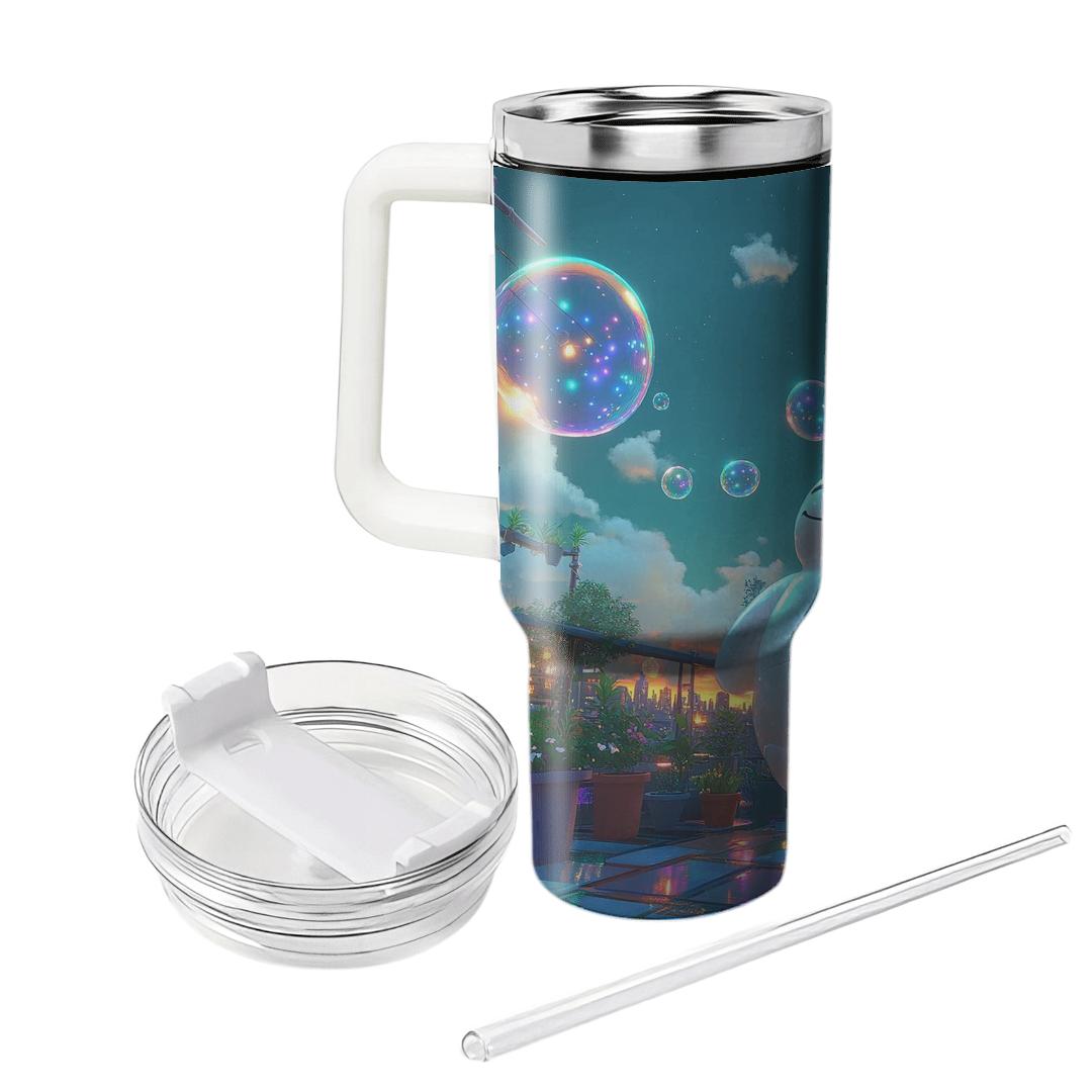 Baymax Cosmic Bubble Garden tumblers for gifts