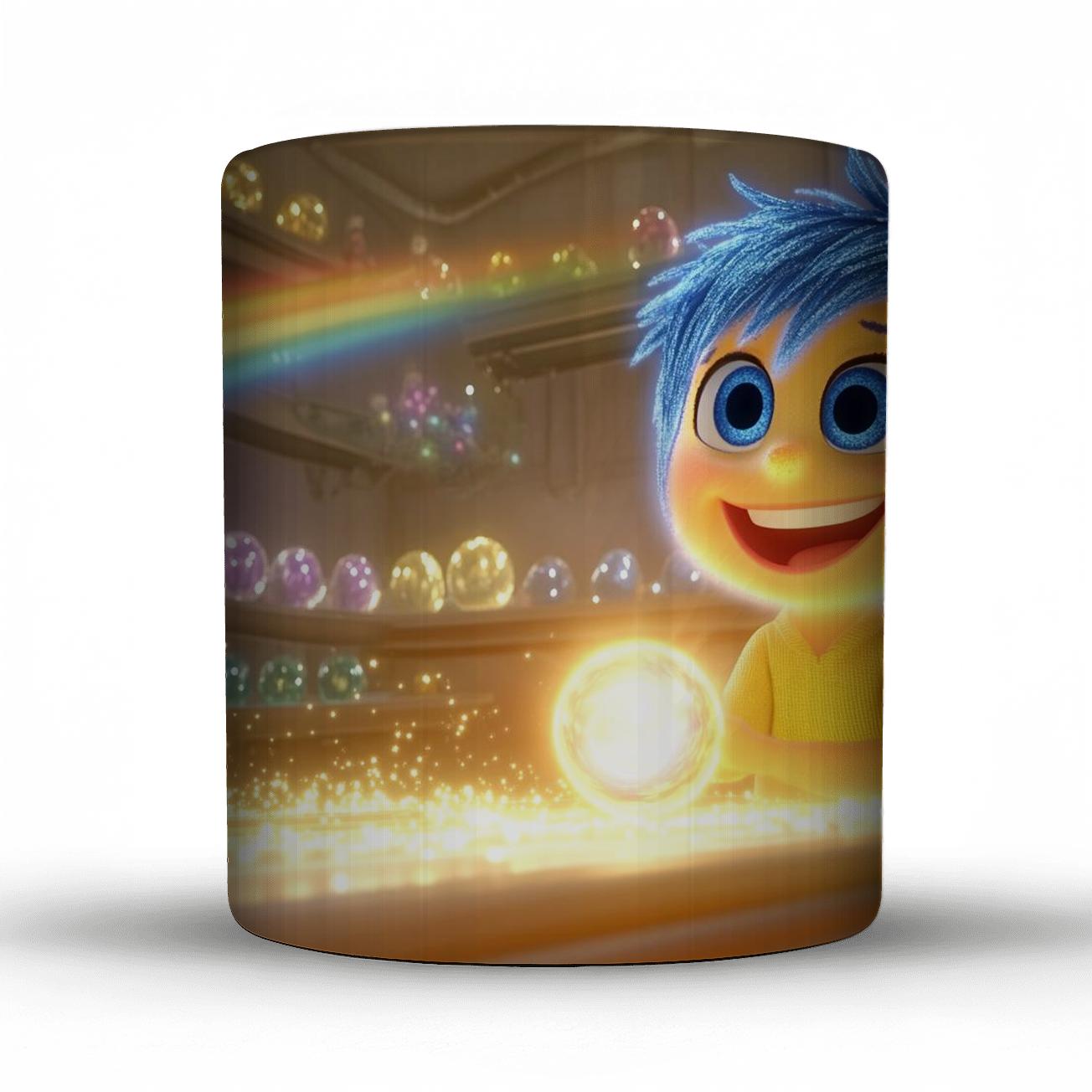 Joy Rainbow Memory Workshop Disney Inspired travel mugs with handles