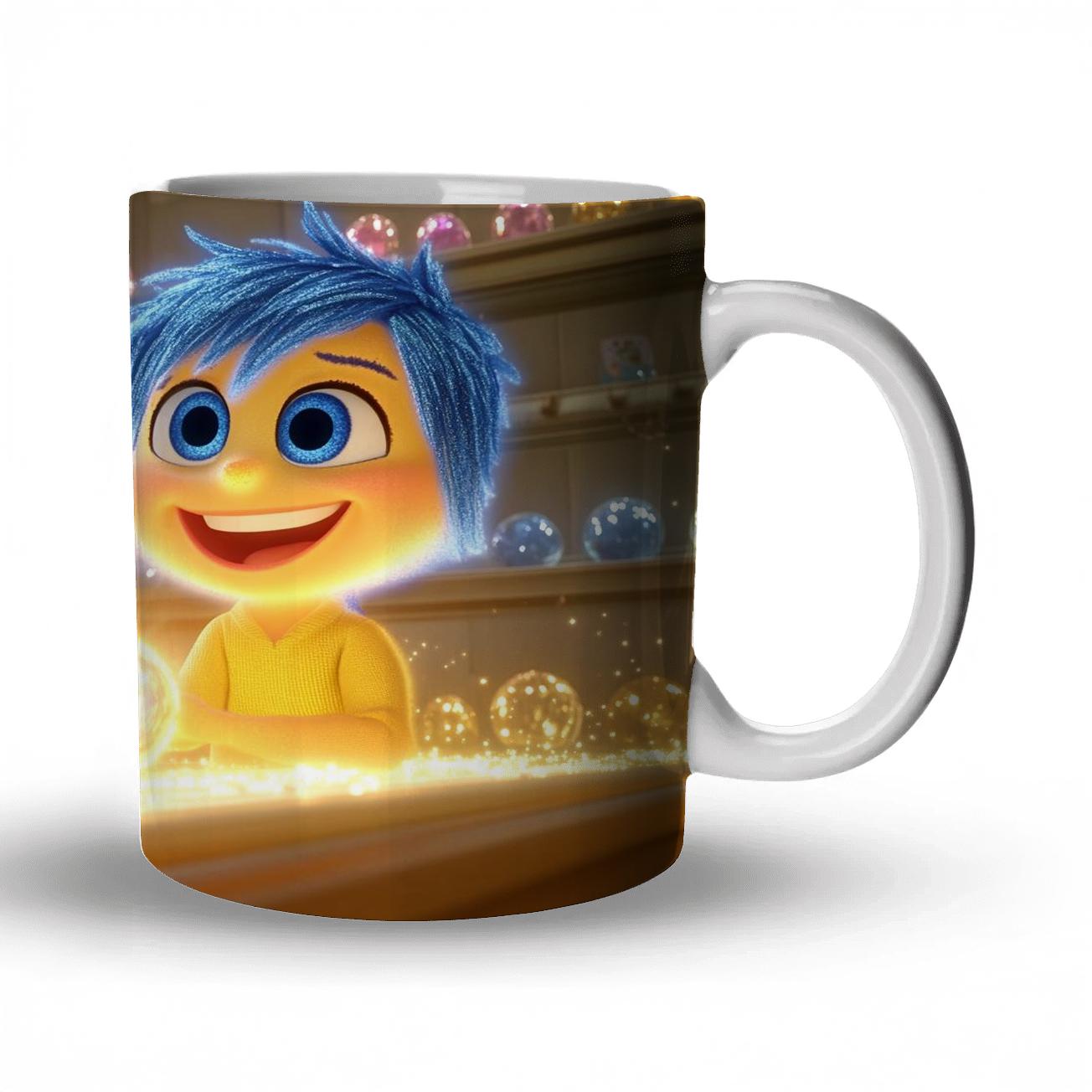 Joy Rainbow Memory Workshop Disney Inspired travel mugs with handles