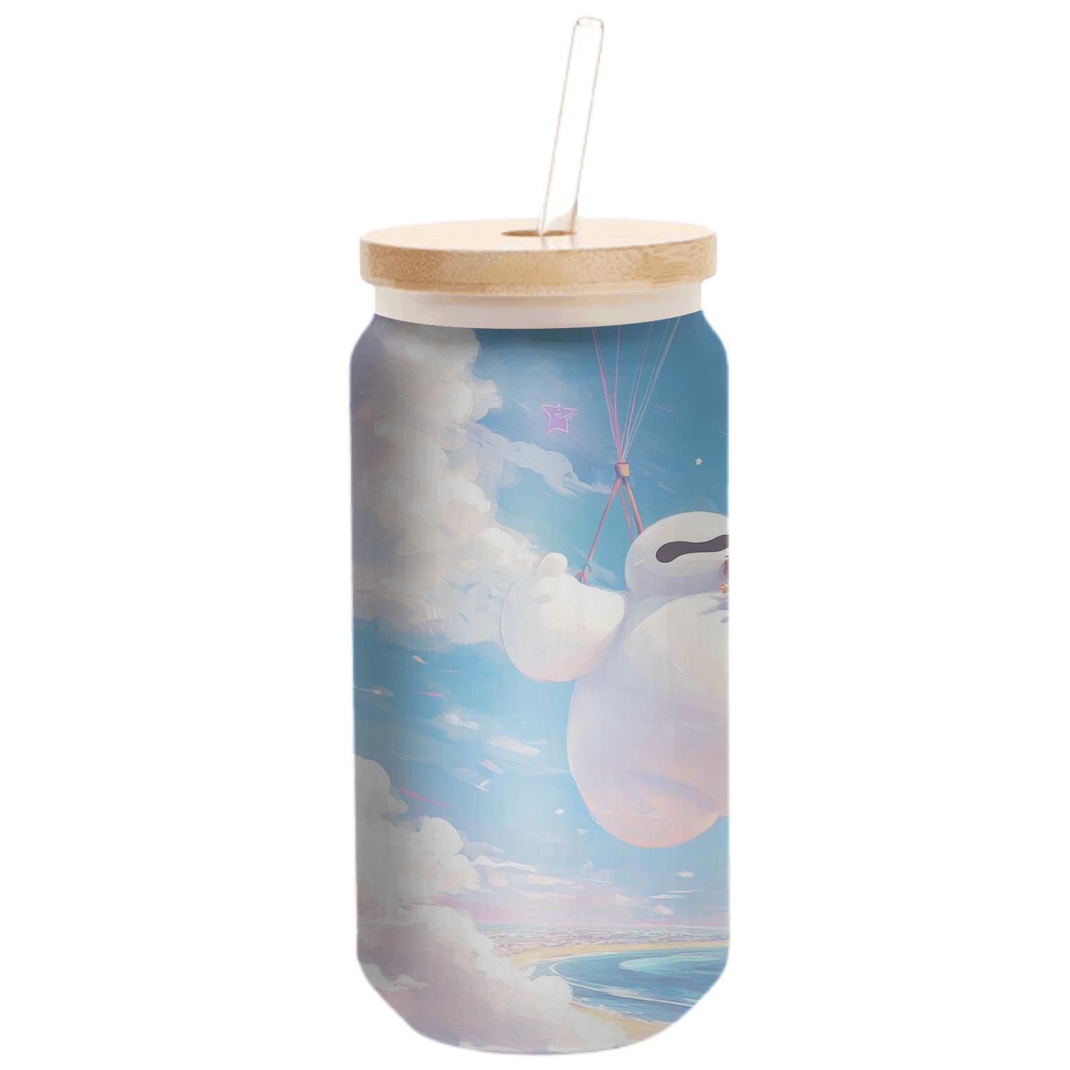 Baymax Cloudtop Space Picnic insulated glass vessels