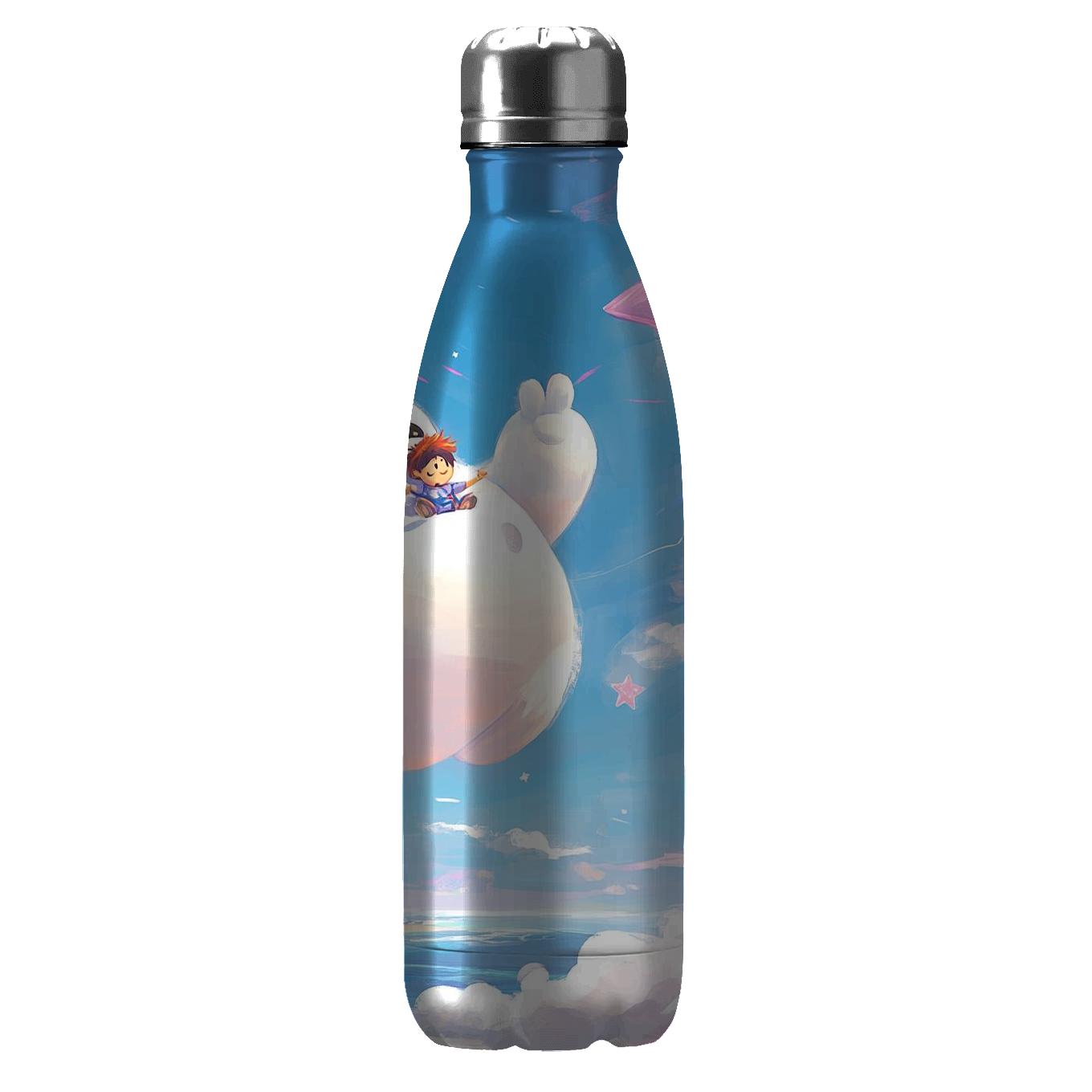 Baymax Cloudtop Space Picnic unique water bottles