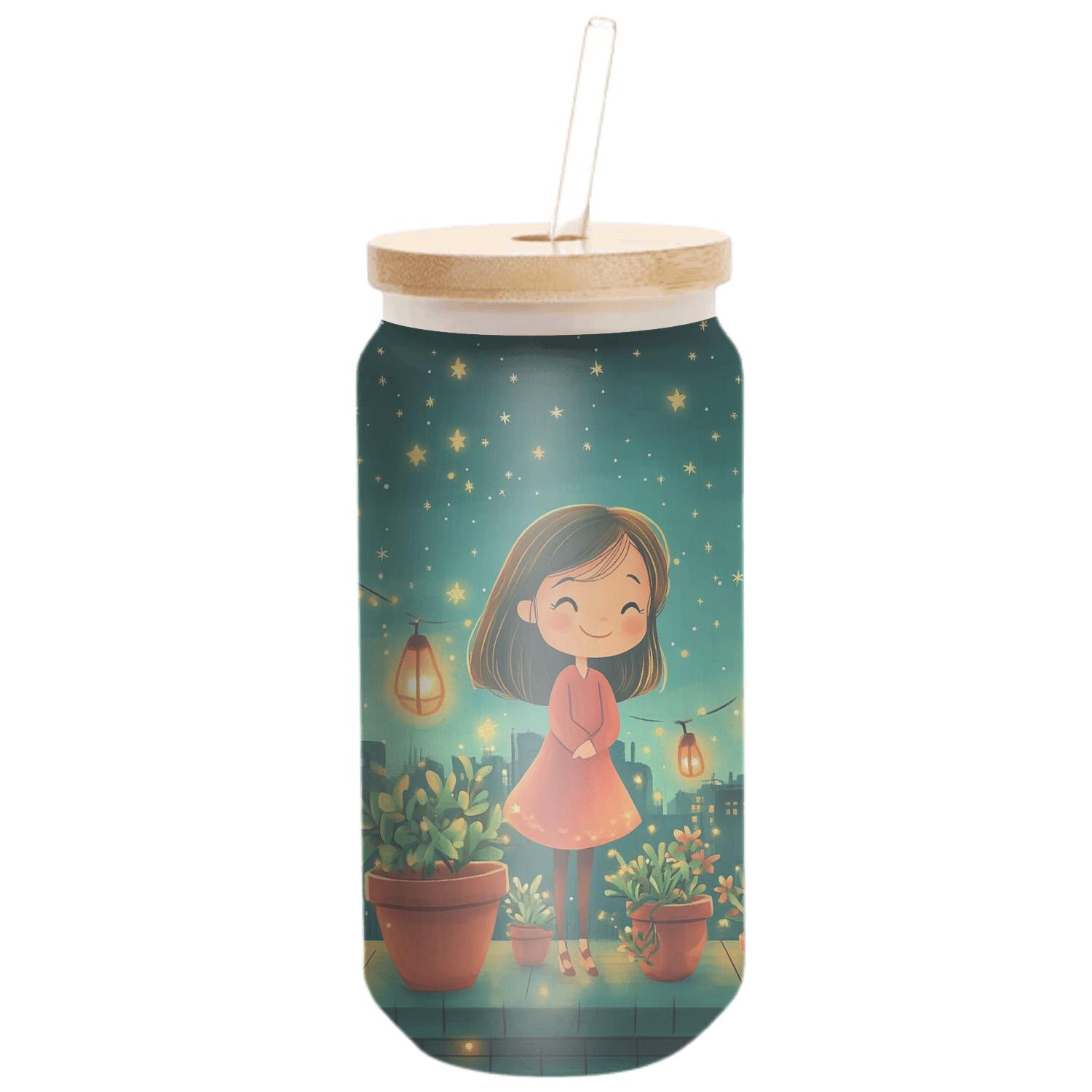 Mei Lee Star Garden Rooftop Disney Inspired custom engraved glassware