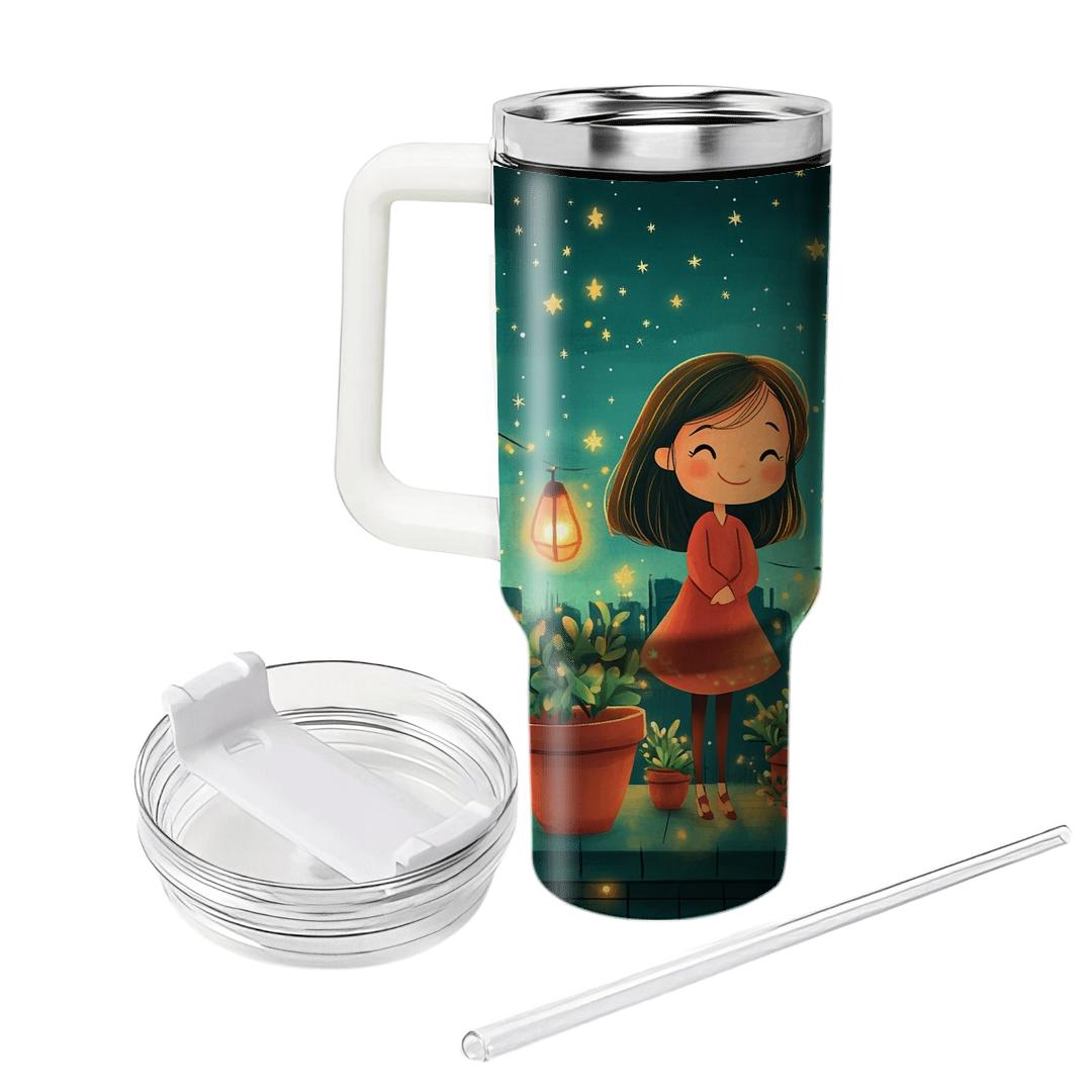Mei Lee Star Garden Rooftop Disney Inspired personalized tumblers