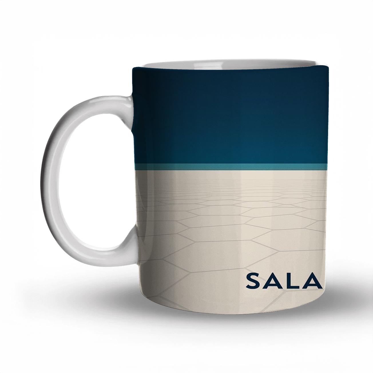 Salar De Uyuni - Uyuni, Bolivia custom printed mugs