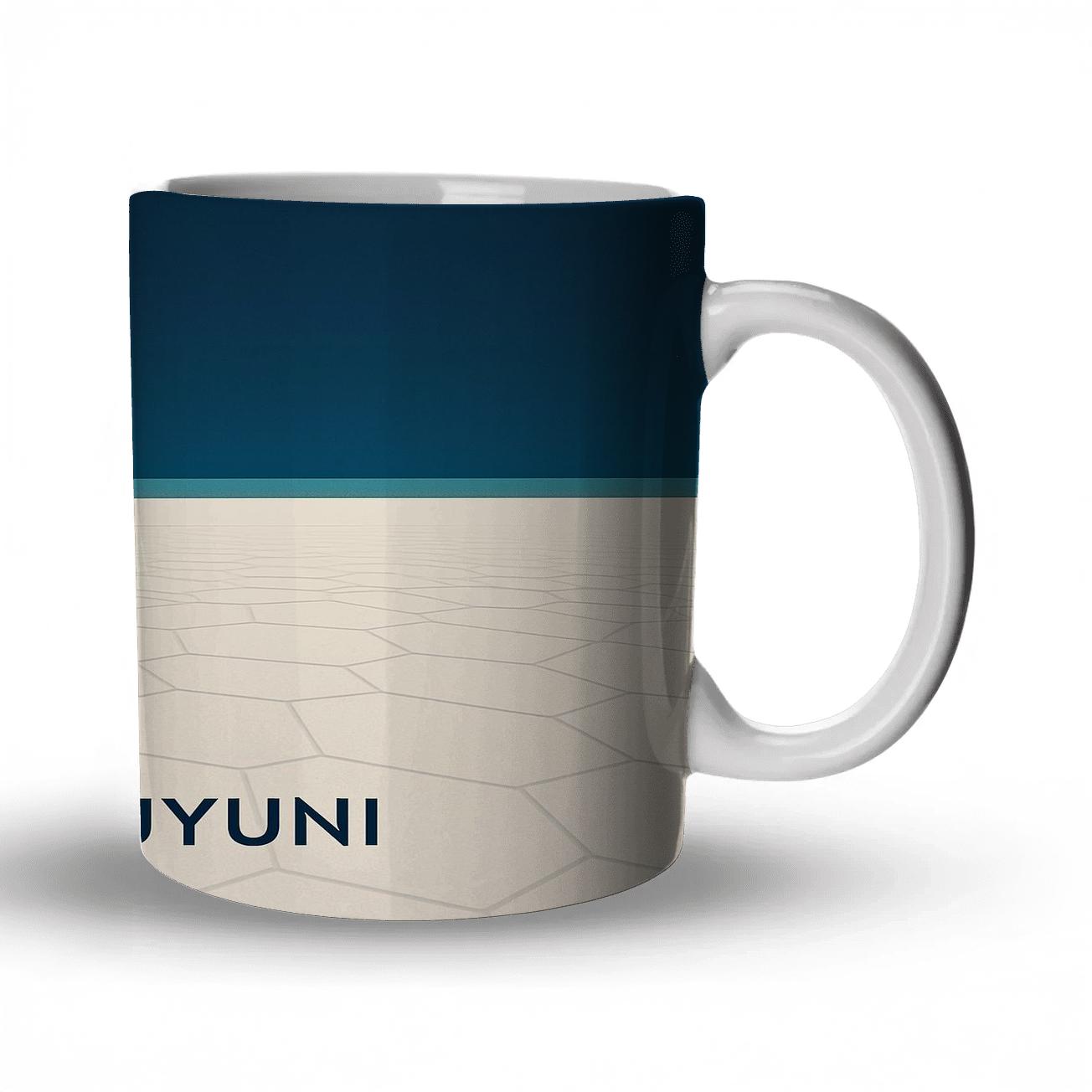 Salar De Uyuni - Uyuni, Bolivia custom printed mugs
