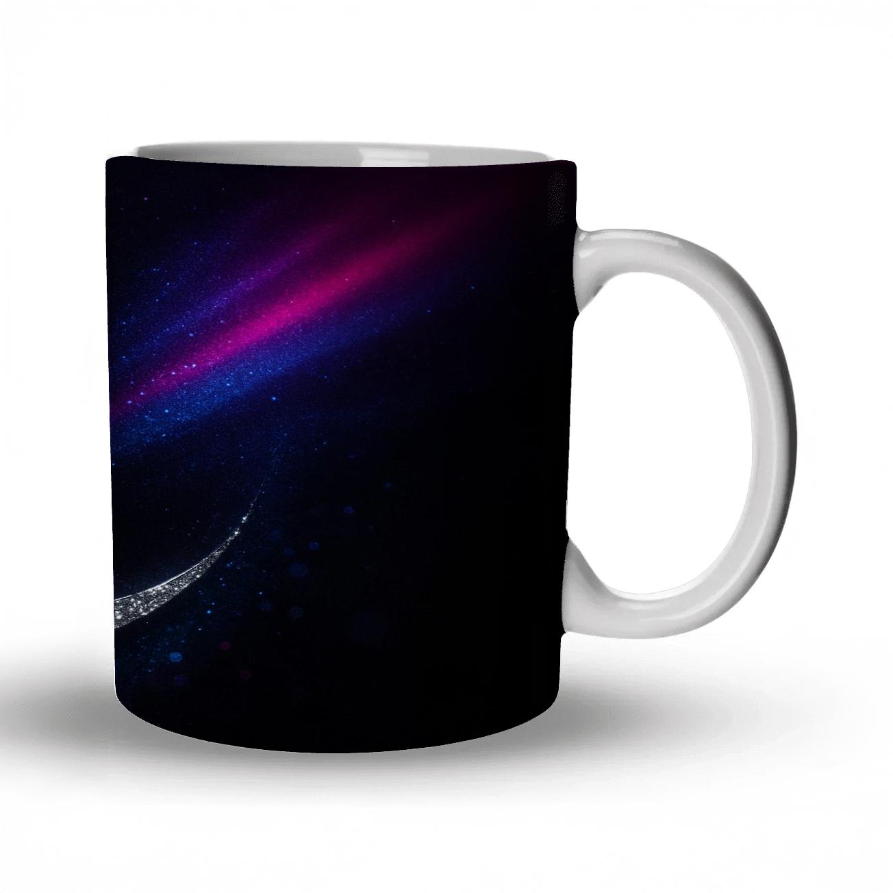 Velvet Disco Glitter Eclipse custom printed mugs
