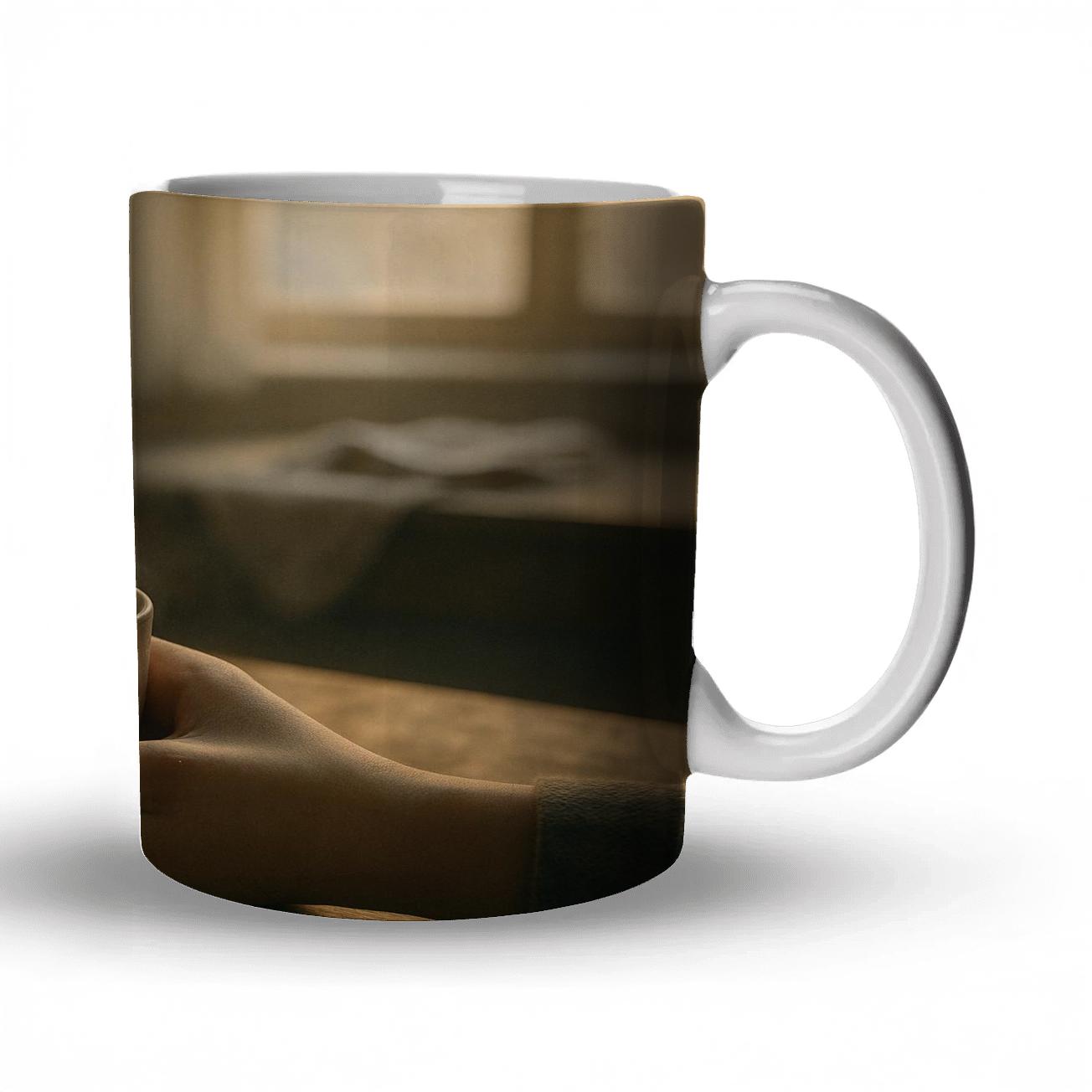Cup Of Dawn Memory The Warmth She Poured Into You premium drinkware mugs