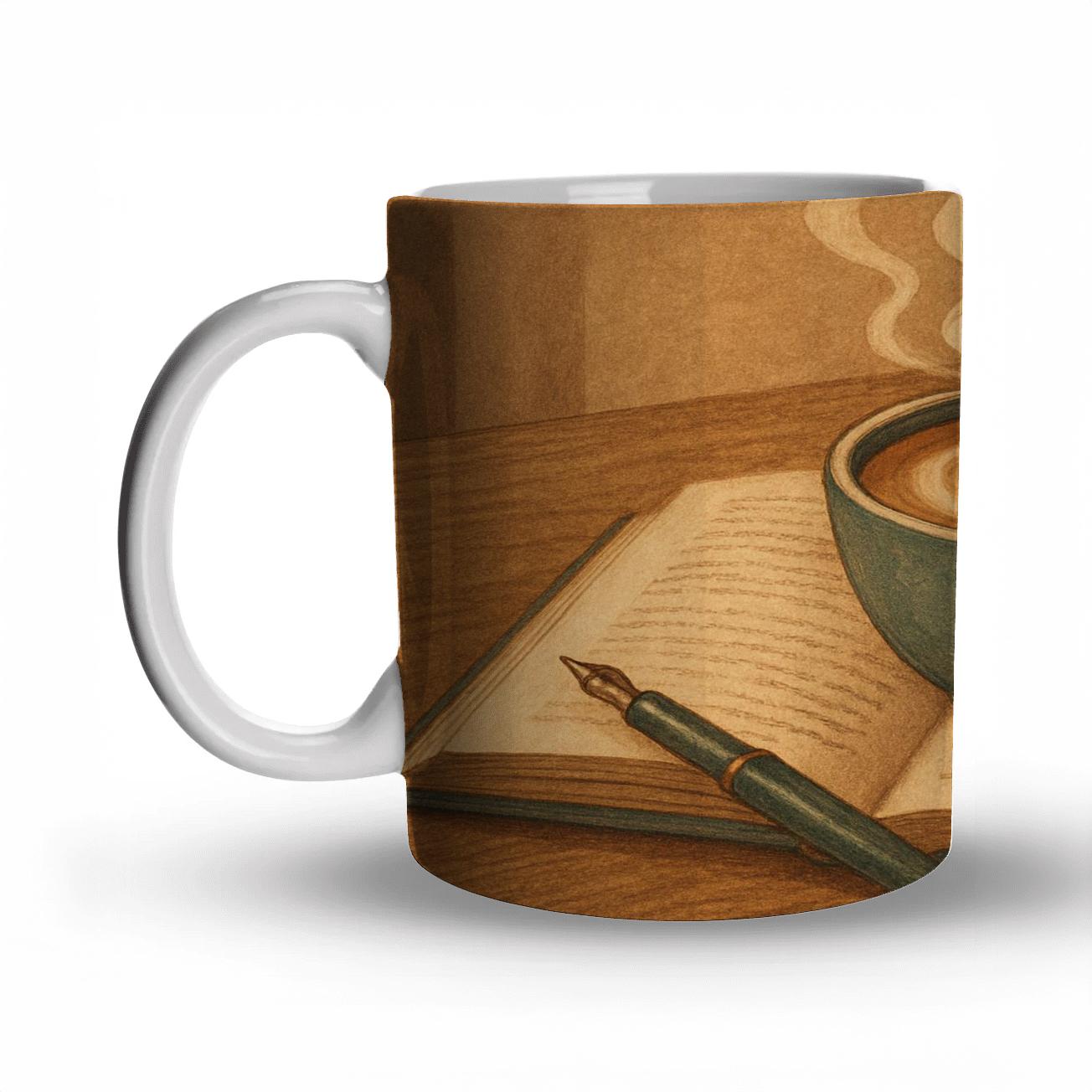 Library Latte Lullaby novelty coffee mugs