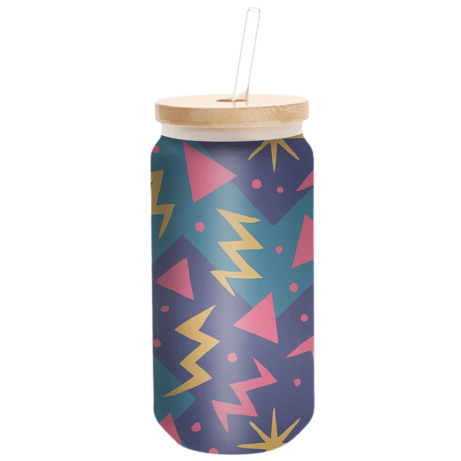 Arcade Carpet Geometry artisan blown glass drinkware