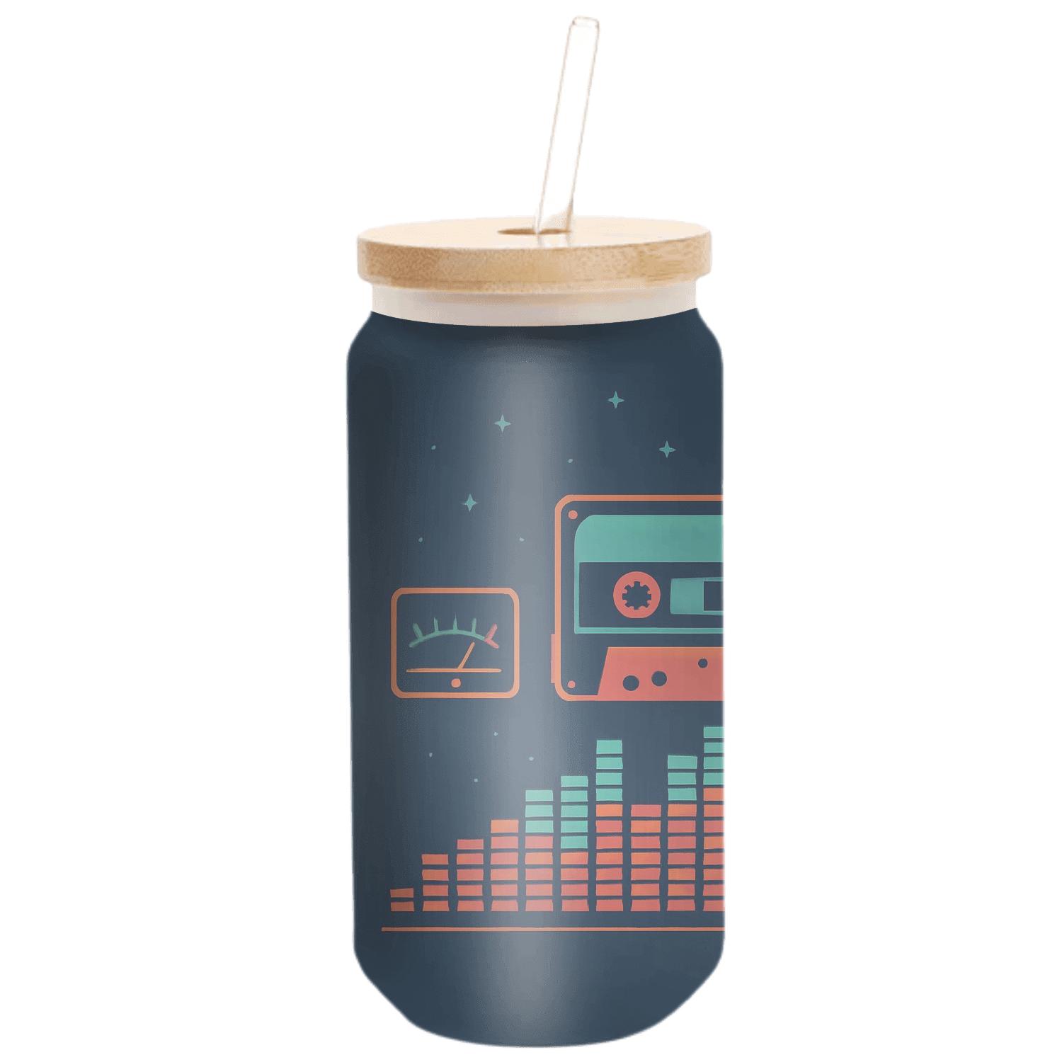 Cassette Deck Night Drive textured glass