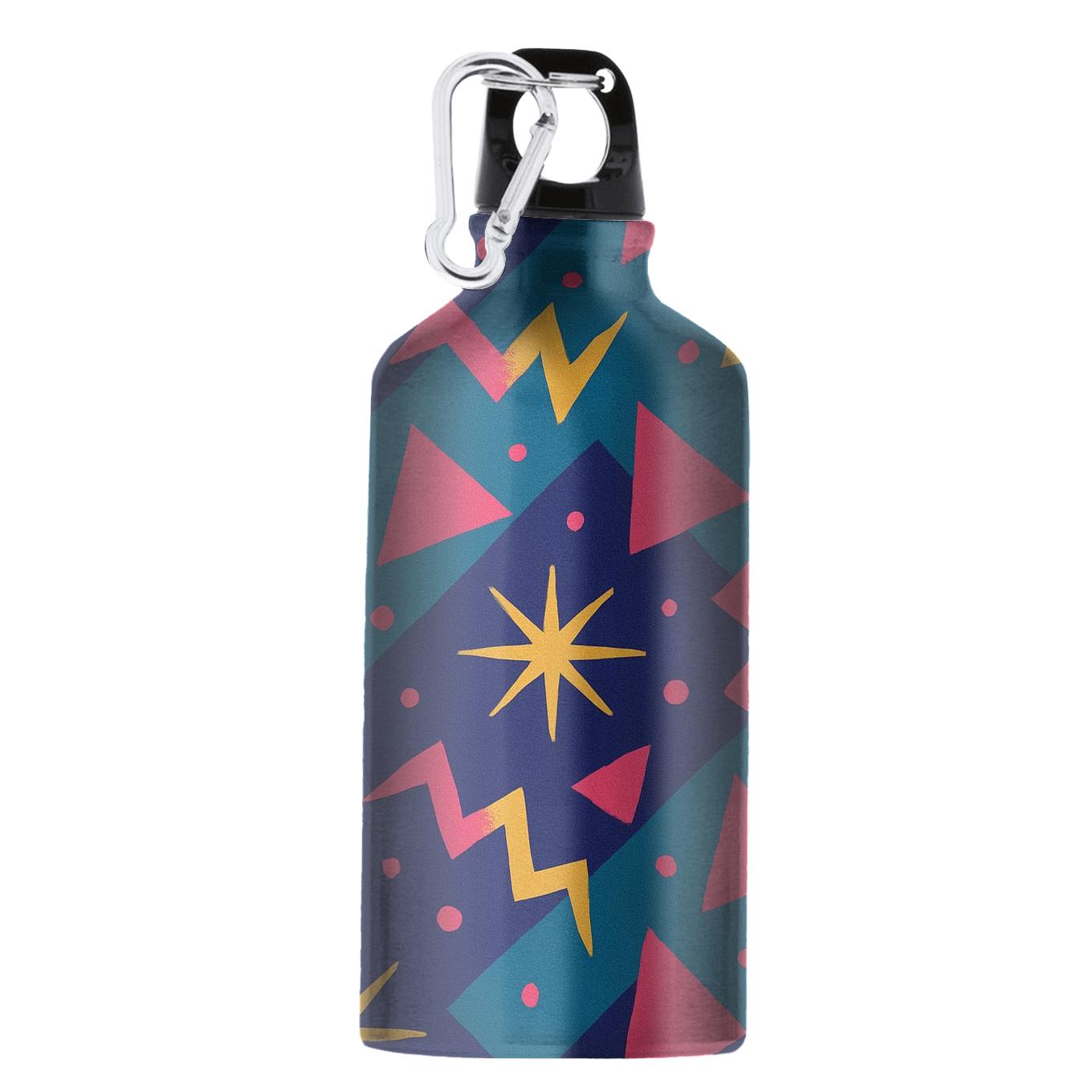 Arcade Carpet Geometry sports bottles with lids
