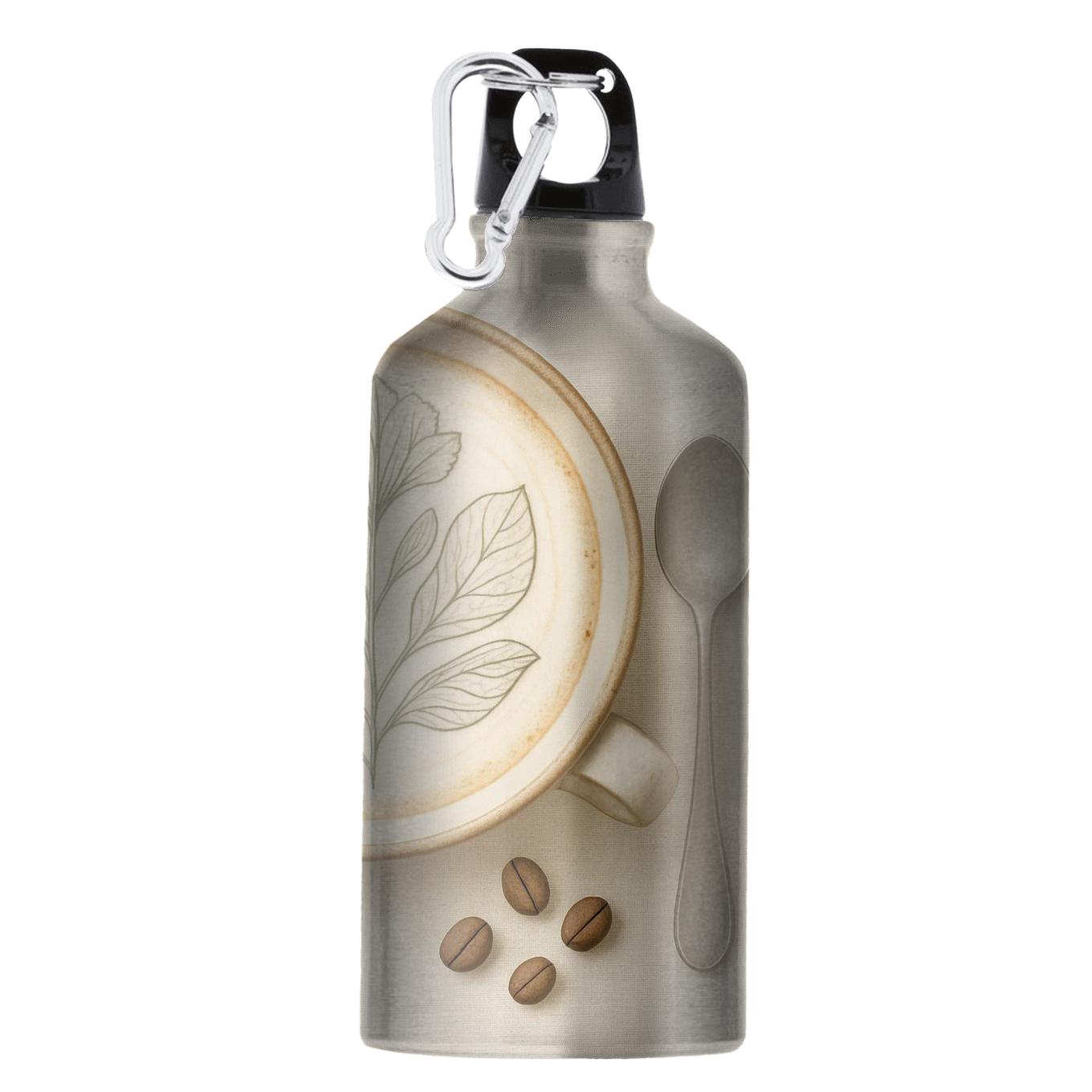 Latte Foam Botanical Study insulated sports bottles