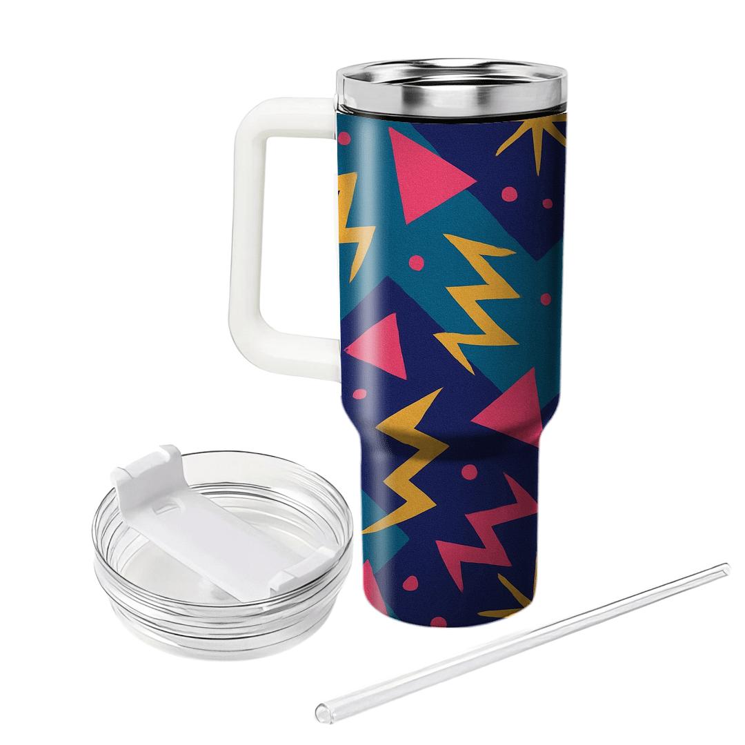 Arcade Carpet Geometry tumbler cups