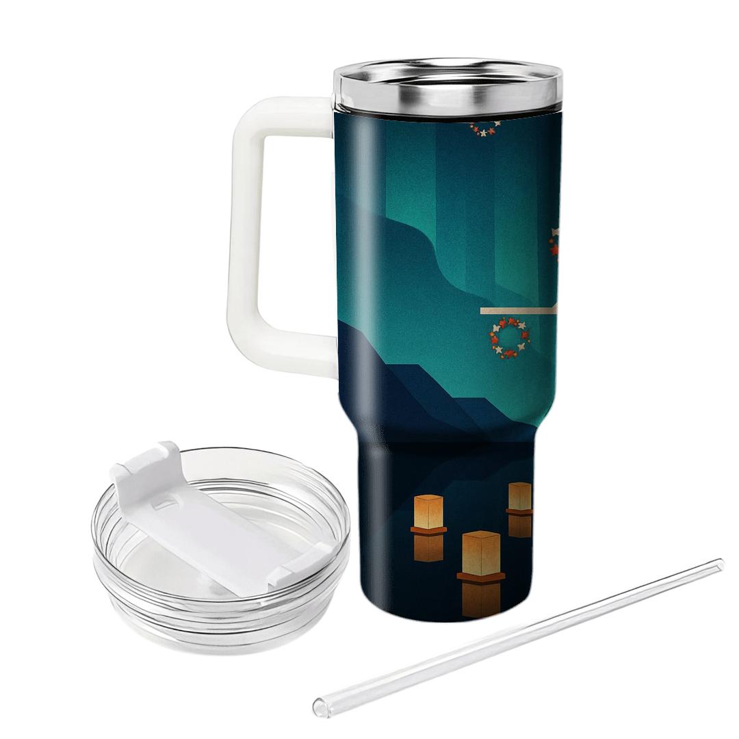 Aurora Lantern Pact Arctic Midsummer Meets Obon tumbler cups
