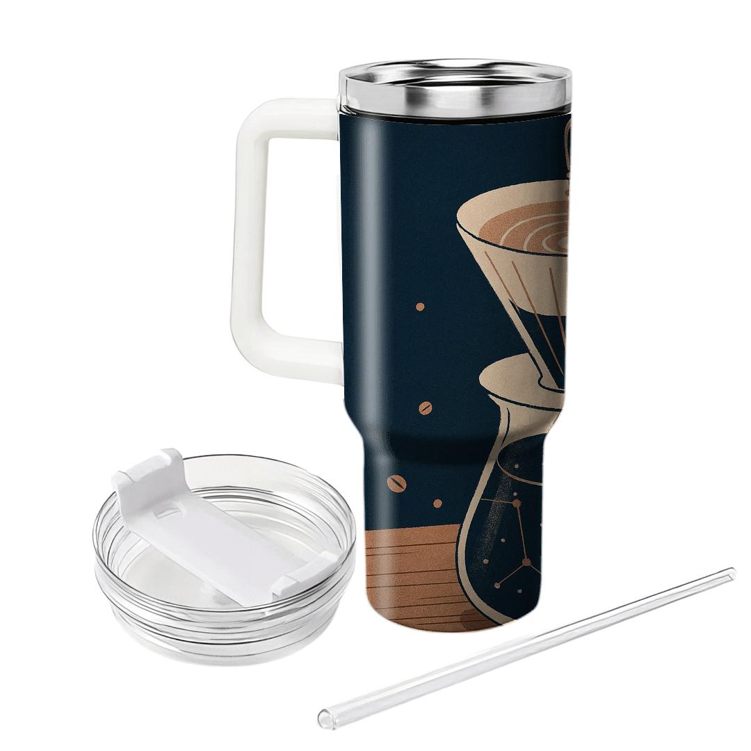 Pour Over Constellation Map decorative tumblers