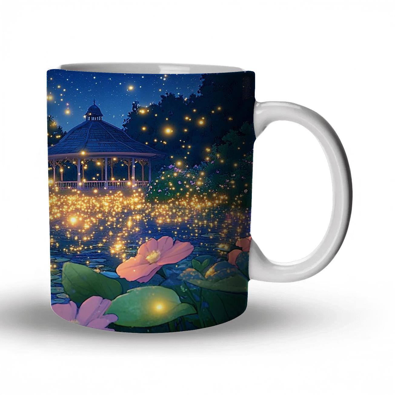 Princess Tiana Firefly Lantern Garden Party Disney Inspired personalized mugs