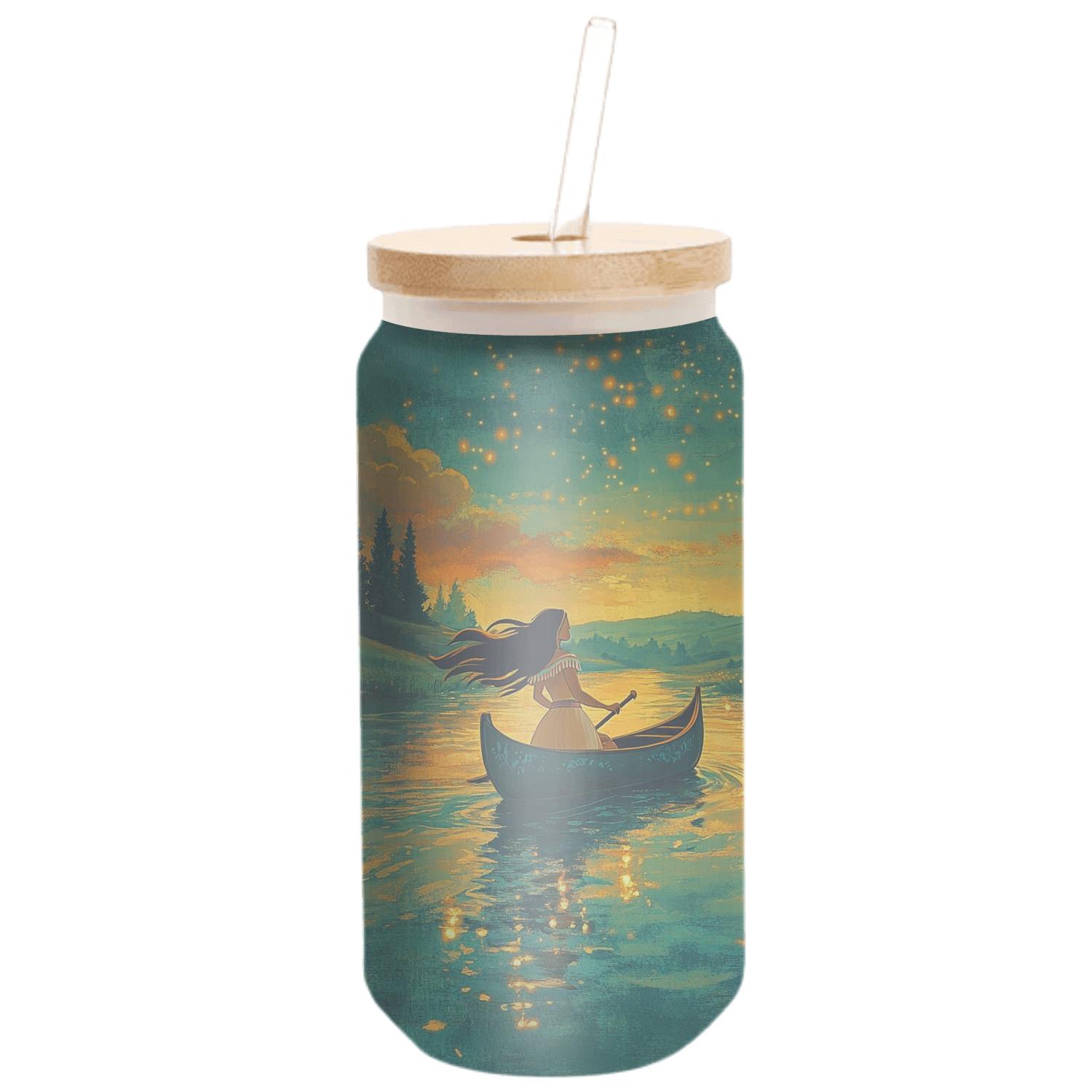 Pocahontas Riverlight Canoe Adventure handcrafted glassware drinkware