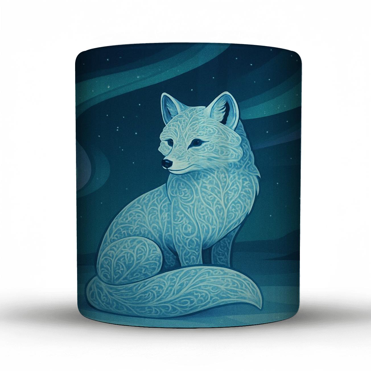 Polar Fox Aurora Lace novelty coffee mugs