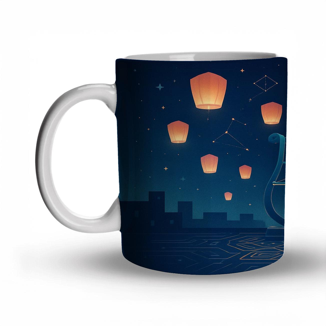 Neon Loom Of The Star Lanterns decorative mug sets
