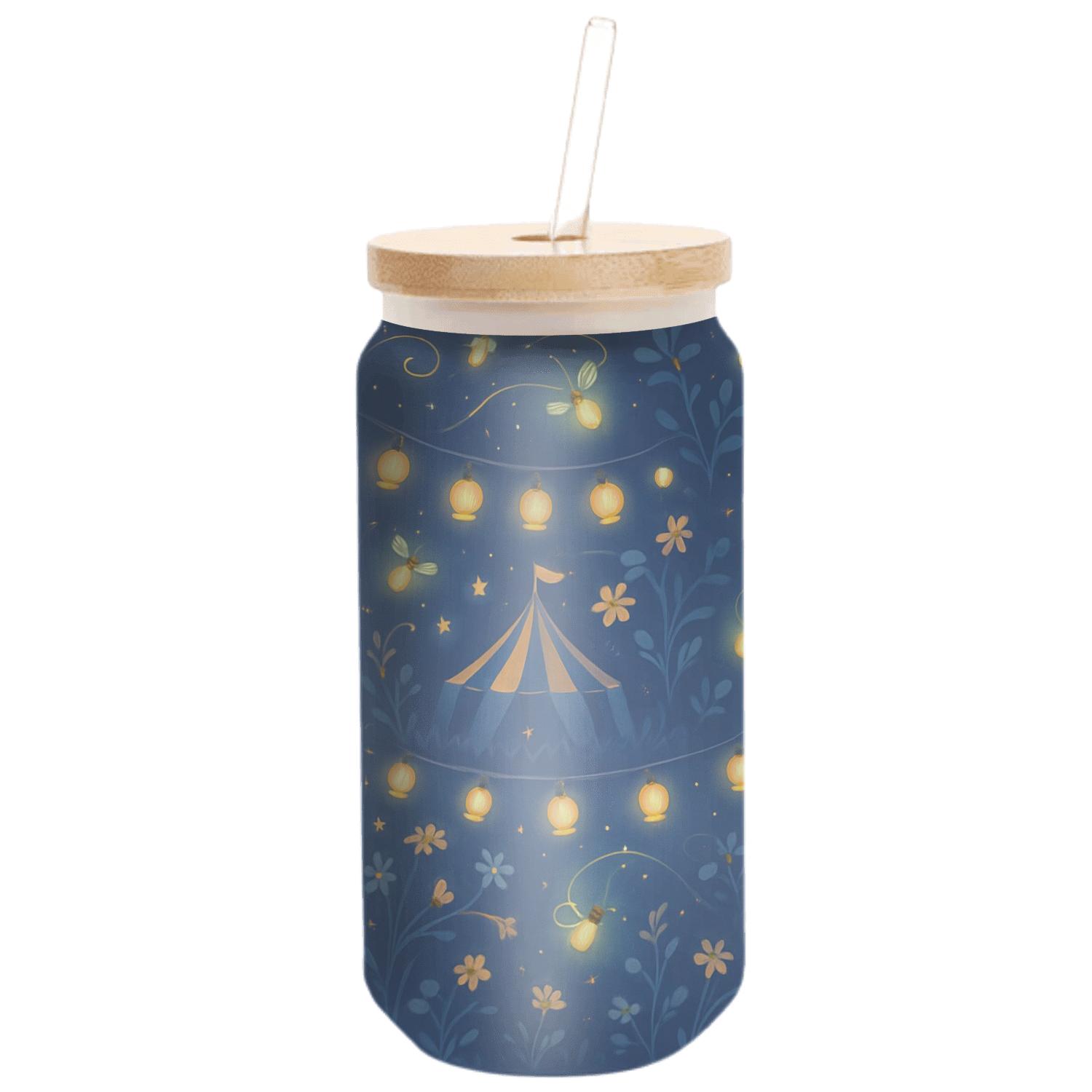 Midsummer Firefly Carnival textured glass