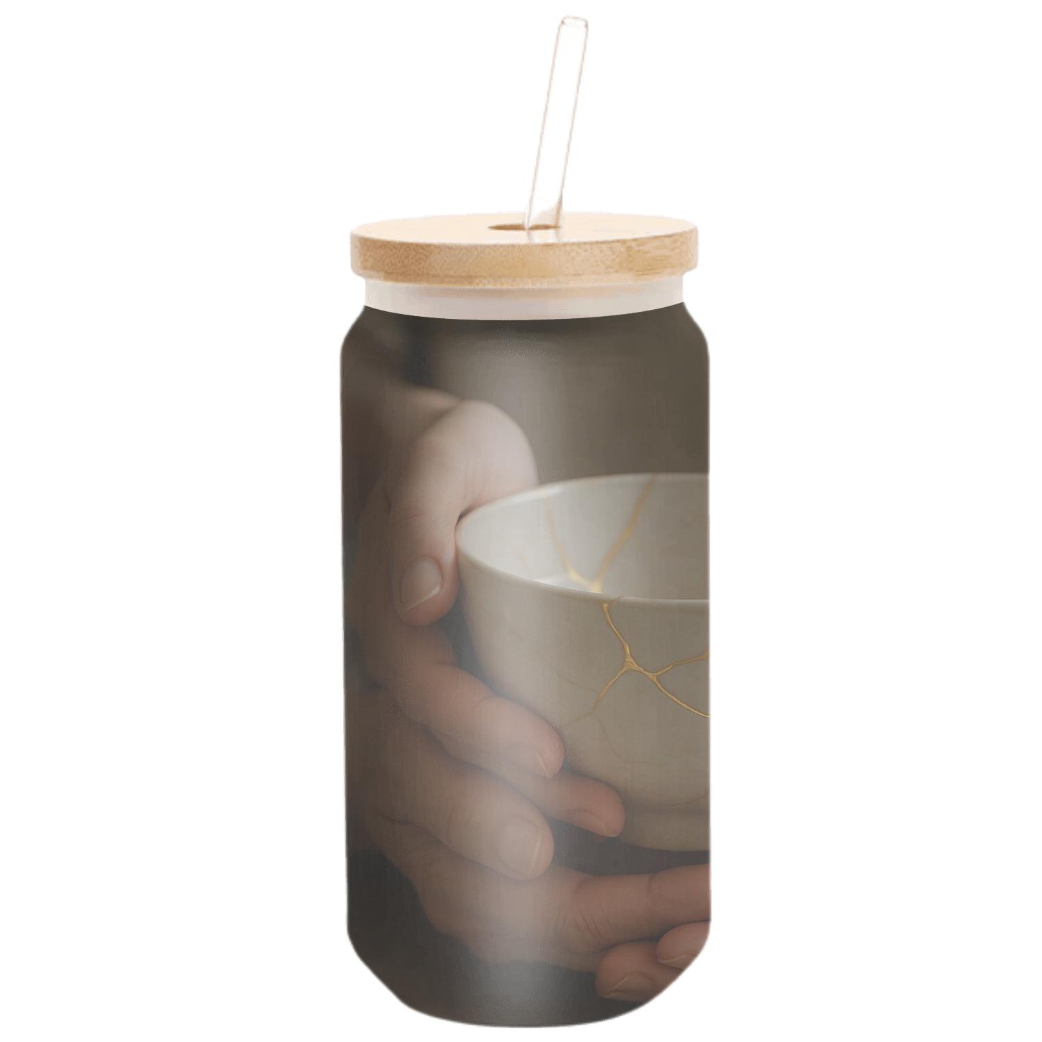 Porcelain Cracks Filled With Light A Mothers Tender Repair Of Every Hurt premium crystal drinkware