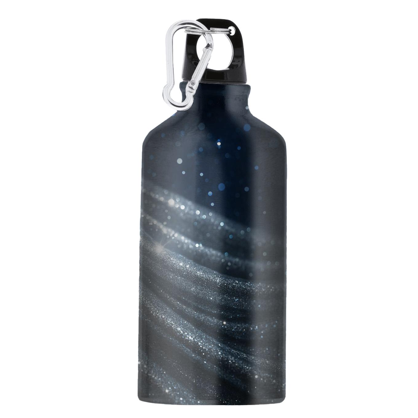 Silver Disco Nebula Drapes custom sports bottles