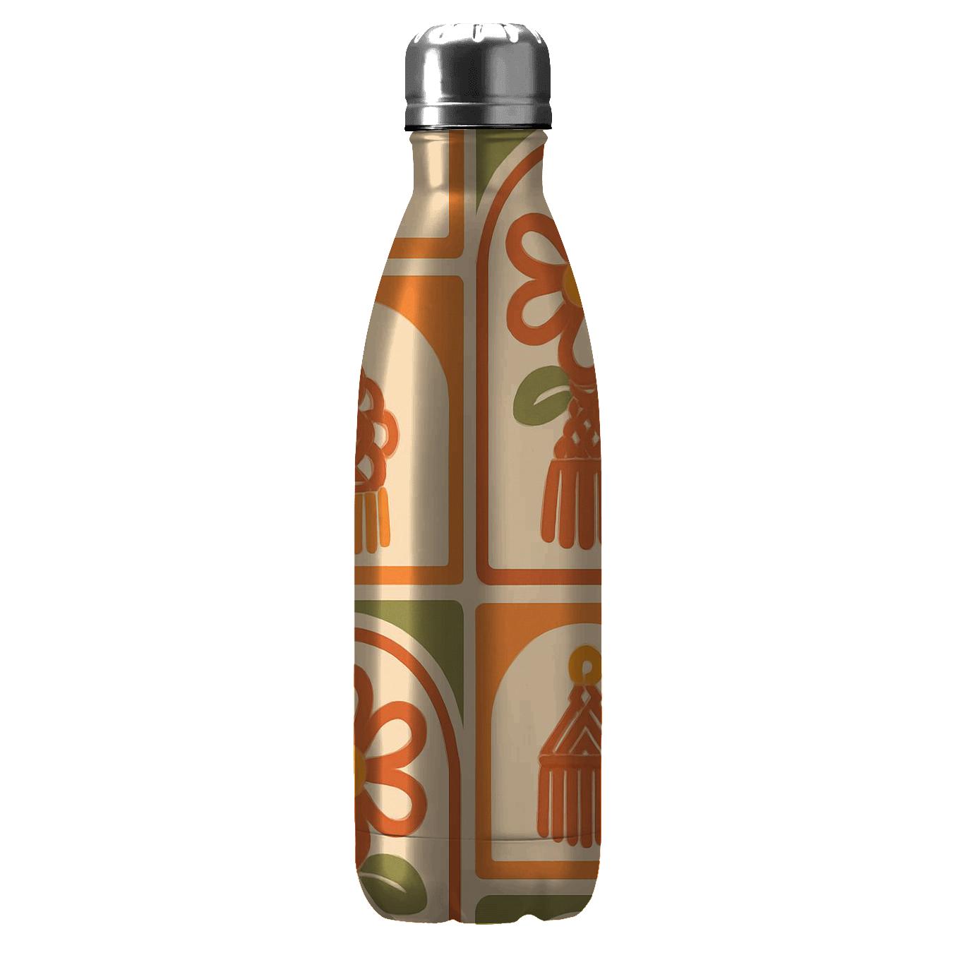 Sunroom Macrame Bloom Tiles insulated water bottles