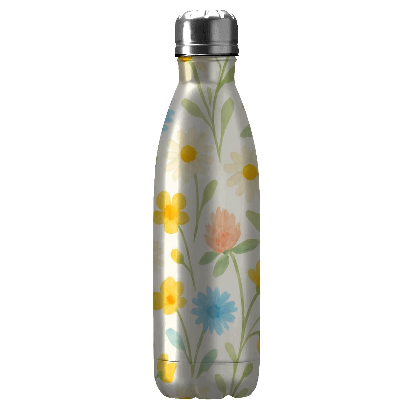 Citrus Meadow Wildflower Scatter unique water bottles