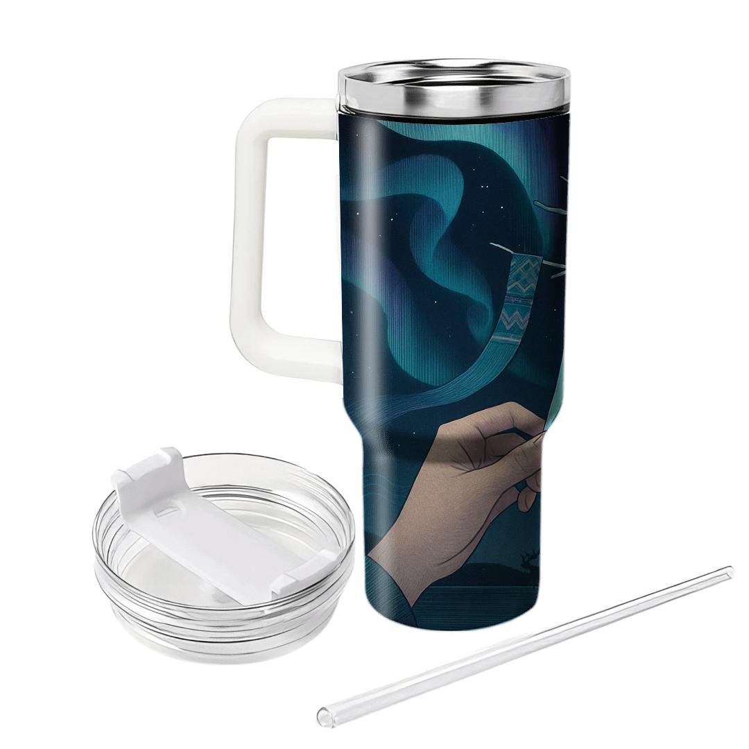 Aurora Thread Ceremony Future Tanabata Meets Sami Joik Night tumblers with lids