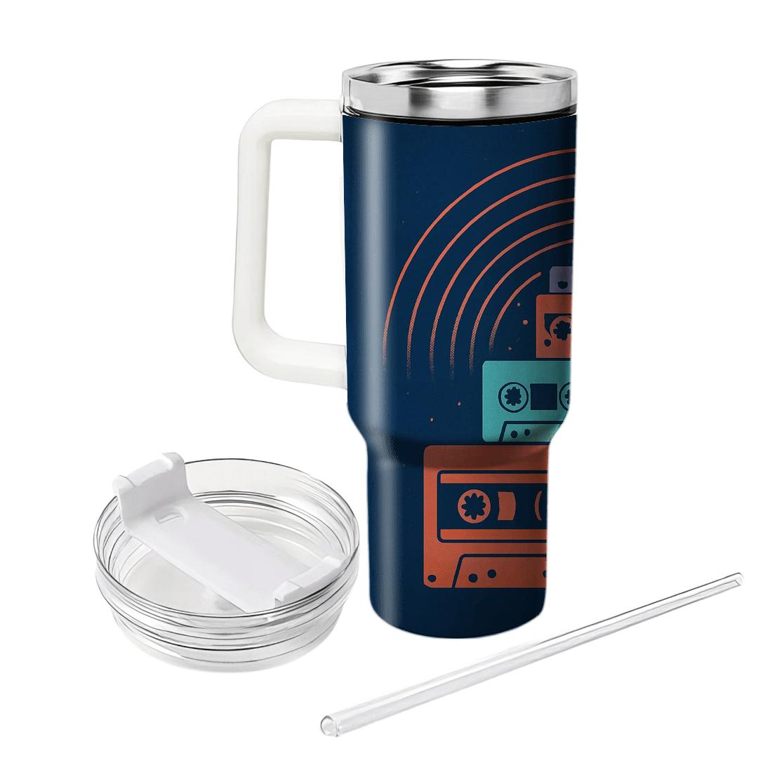 Cassette Skyline Radio Waves unique tumblers
