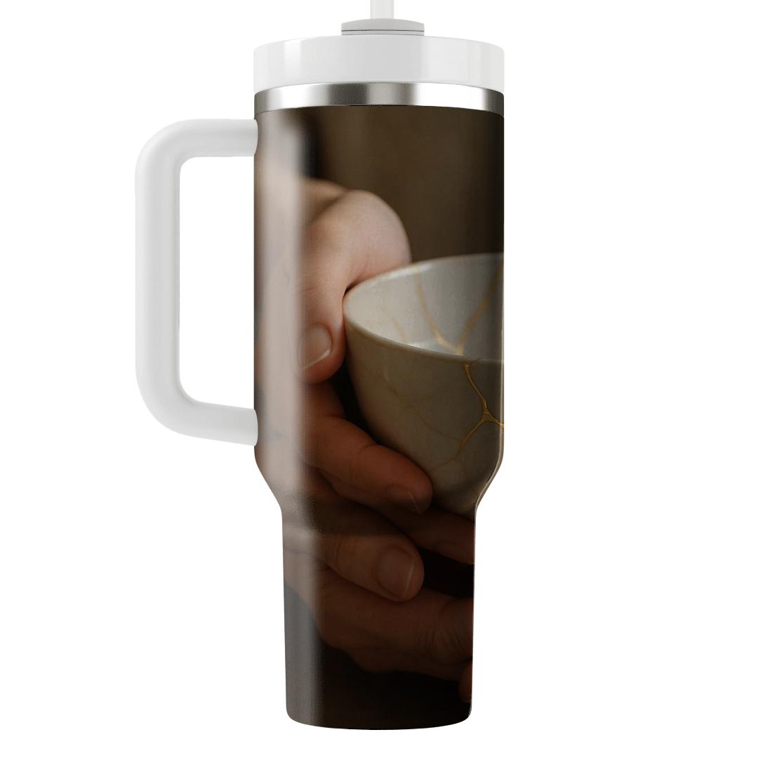 Porcelain Cracks Filled With Light A Mothers Tender Repair Of Every Hurt unique tumblers