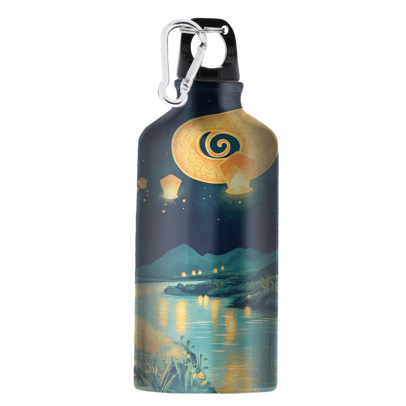 Mulan And Mushu Lantern Sky Parade personalized sports bottles