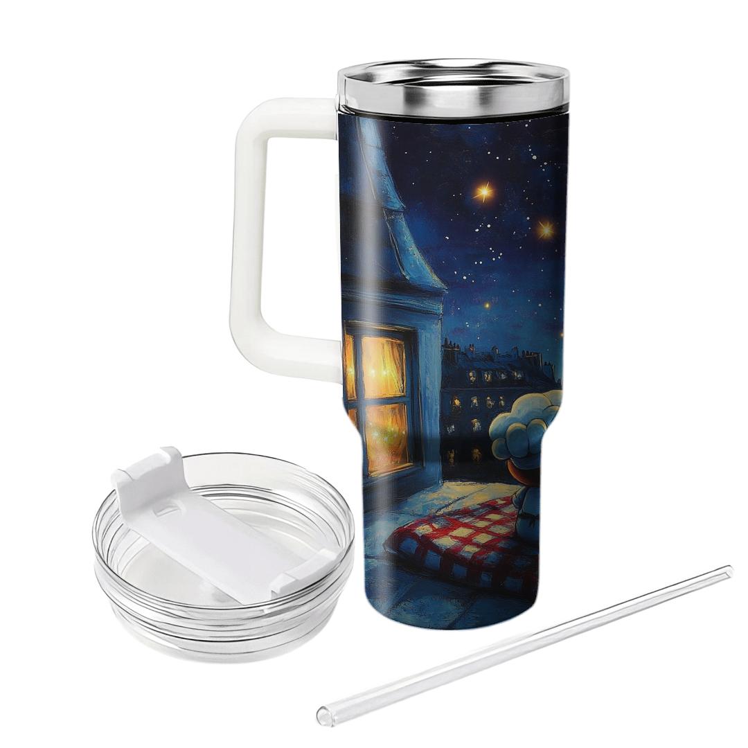 Remy In The Paris Rooftop Star Picnic tumbler cups