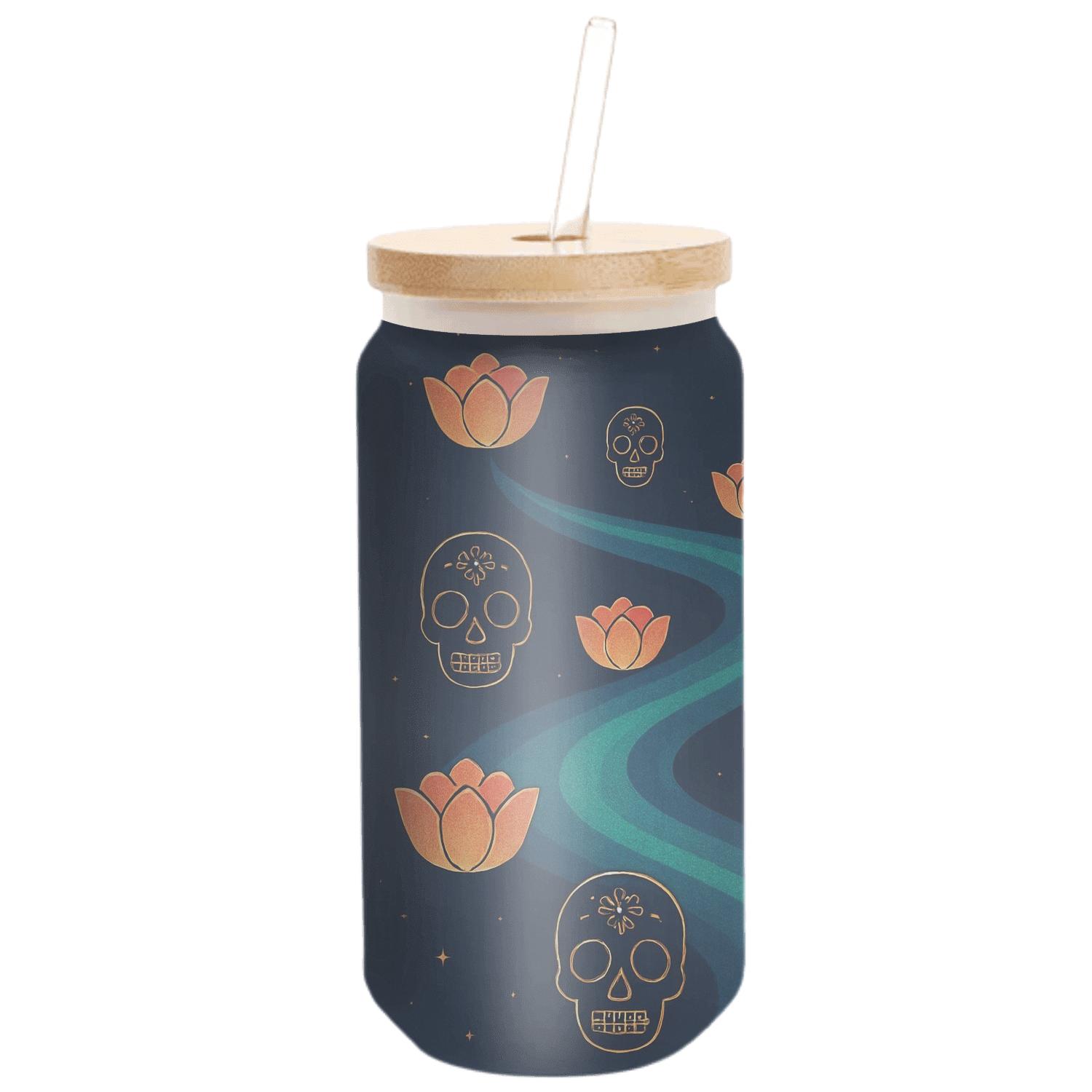 Aurora Lantern Reverie Obon Meets Day Of The Dead artisan blown glass drinkware