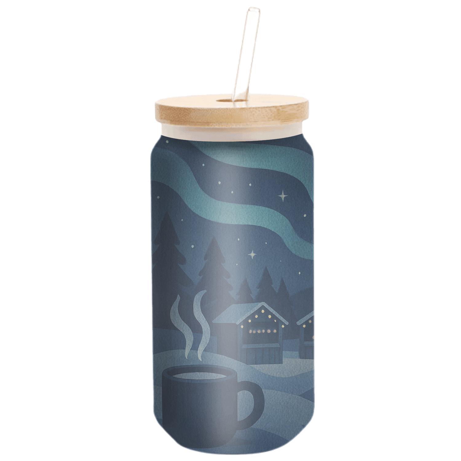 Winter Aurora Knit Market textured glass