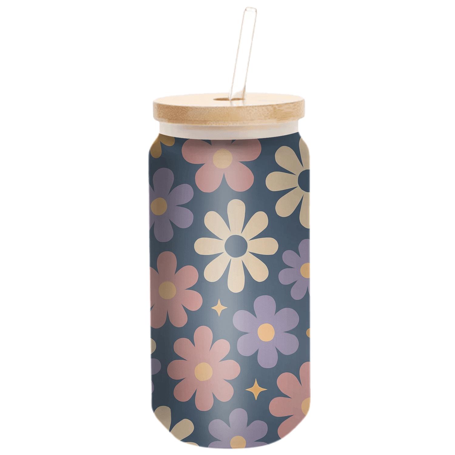 Astro Motel Neon Florals handcrafted glassware drinkware