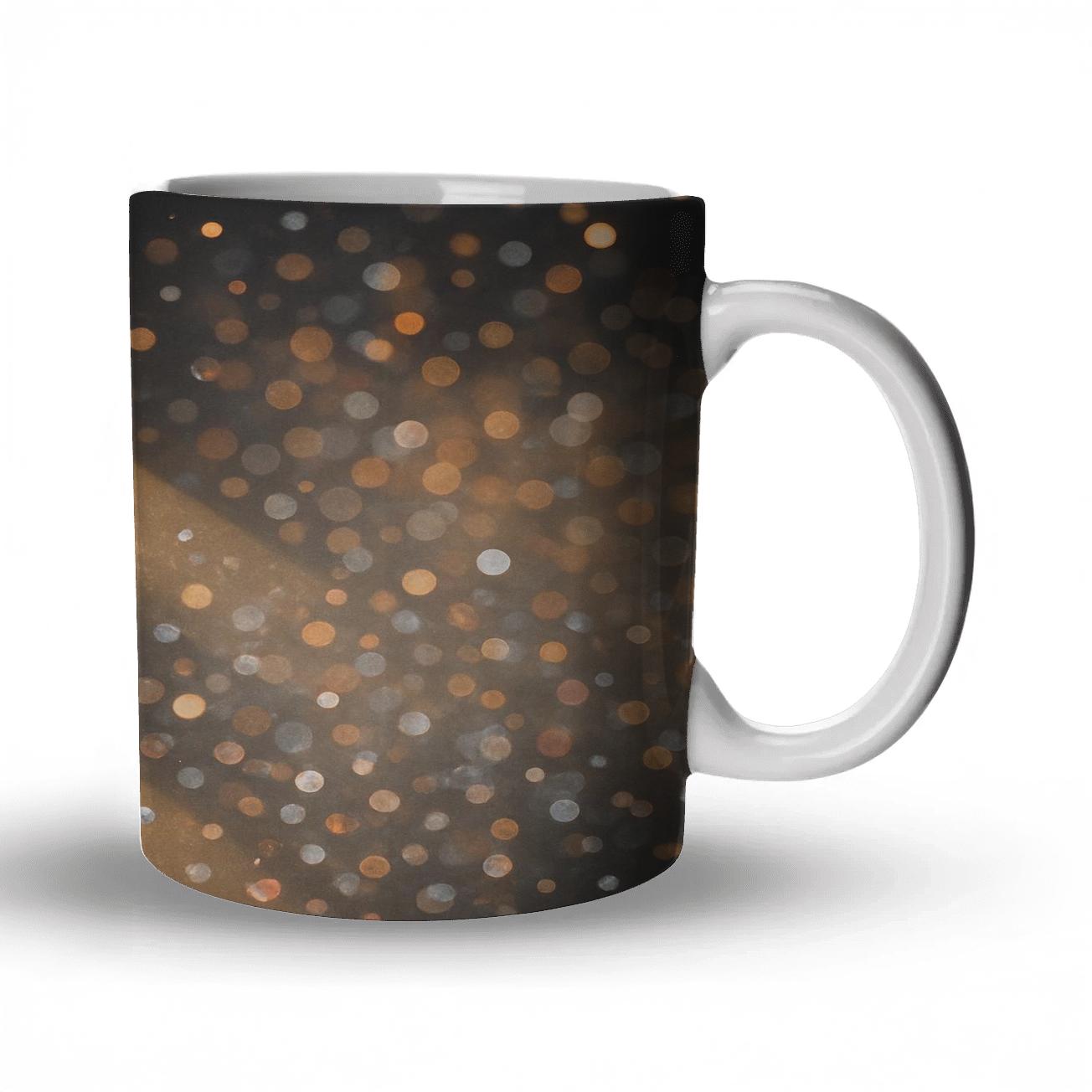 Chrome Confetti Spotlight Runway custom printed mugs