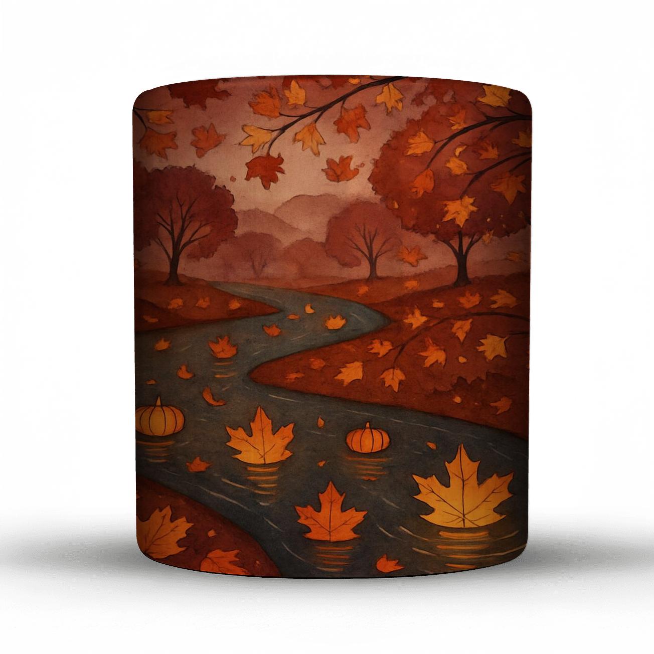 Autumn Lantern River Parade decorative mug sets