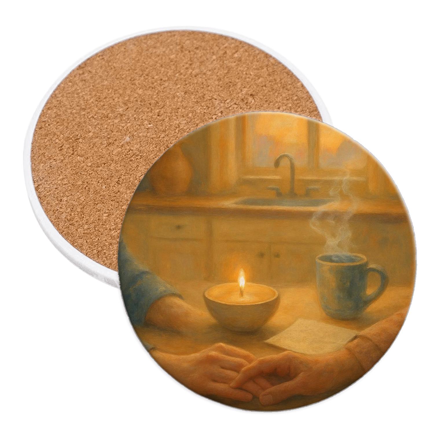 Where Her Warmth Meets Dawn A Bowl Of Light Remembering Mother elegant tabletop coasters