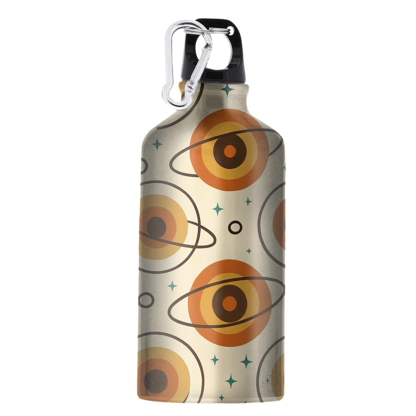Groovy Cosmic Vinyl Rings portable sports bottles