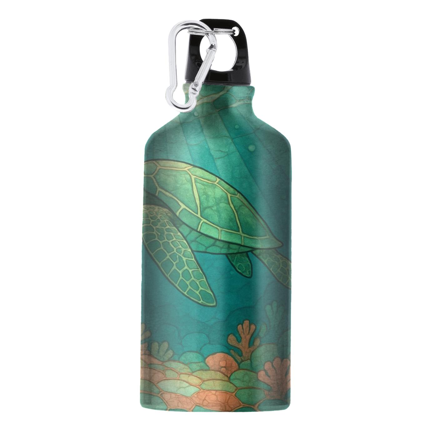 Aurora Reef Sea Turtle Mosaic sports bottles for gifts