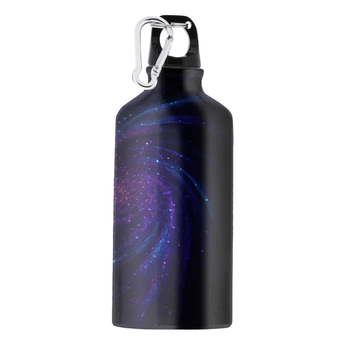 Electric Amethyst Sequin Nebula portable sports bottles