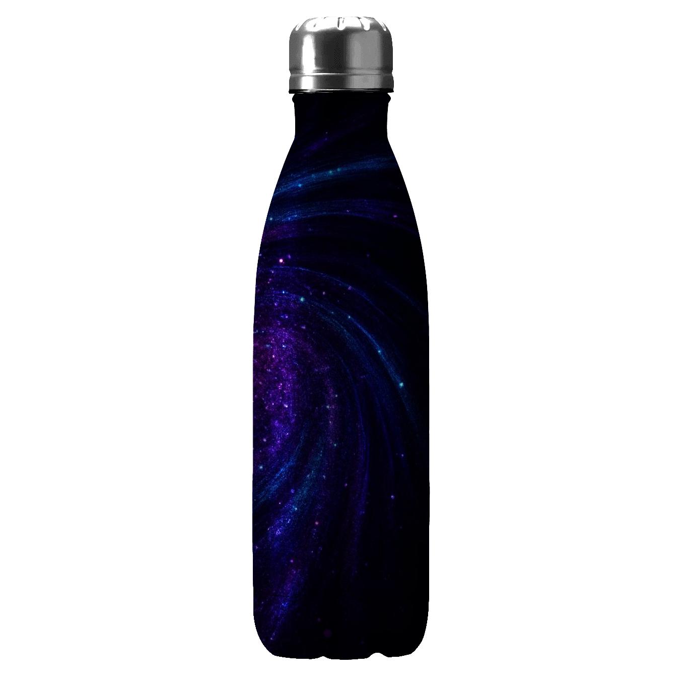 Electric Amethyst Sequin Nebula water bottles for gifts